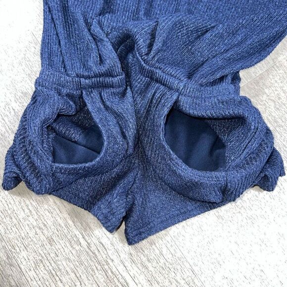 Gilly Hicks for Hollister, Long Sleeve Shorts Romper Outfit in Navy, Women’s XS - Picture 3 of 12